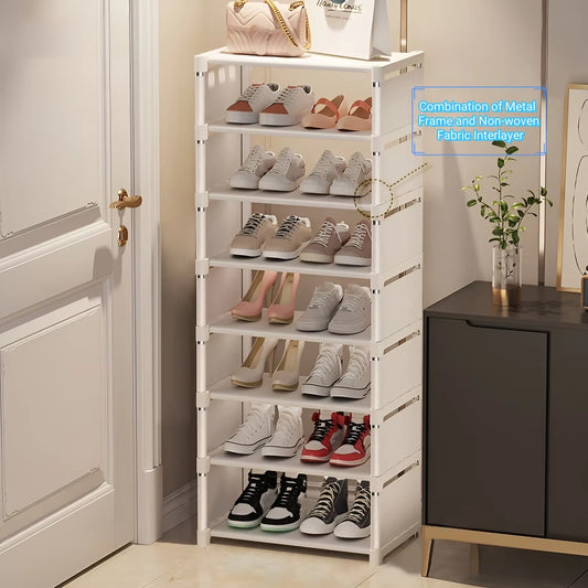 2. Space saving shoe rack for entryway hallway and living room – Faizoq
