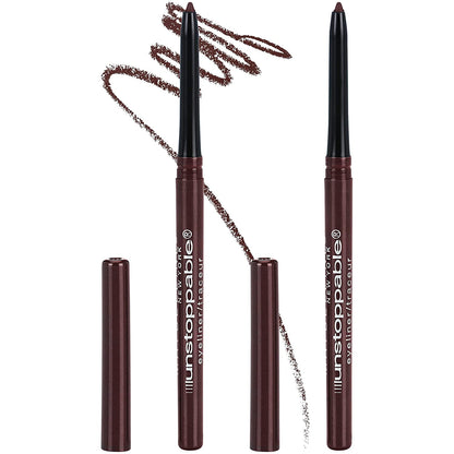 Maybelline Unstoppable Waterproof Mechanical Brown Eyeliner Pencil, Easy to Apply, Smooth Glide, up to 24 Hour Wear, Cinnabar