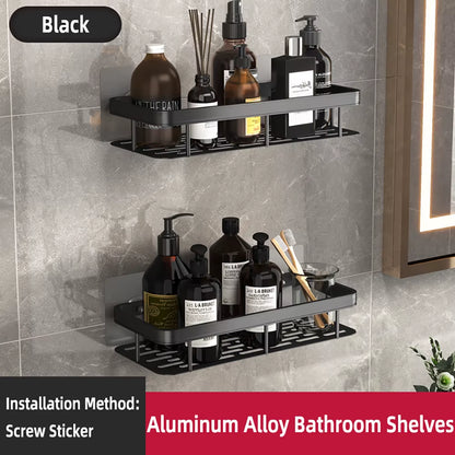 Bathroom Shelf Bathroom Towel Rack Shelves Wall Shower Shampoo Rack No Drill Shelf Bathroom Tripod Storage Rack
