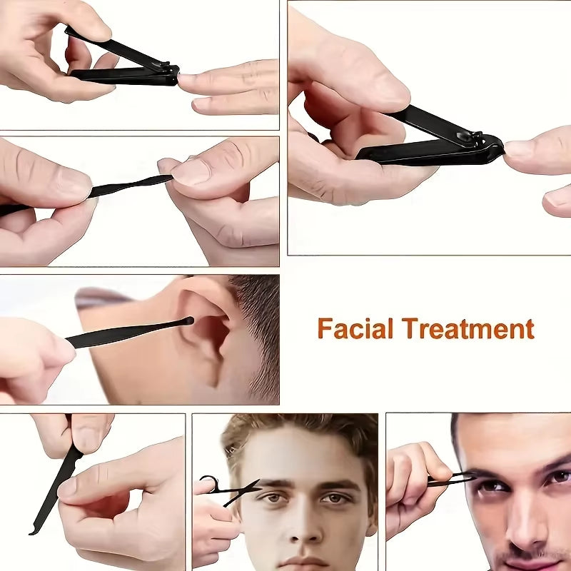 3. Durable ergonomic nail grooming set for home and travel – Faizoq