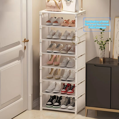 2. Space saving shoe rack for entryway hallway and living room – Faizoq