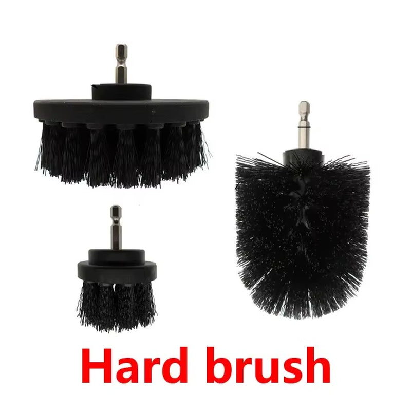 Electric Drill Brush Accessories a Set of Electric Car Wash Brush Car Polisher Kitchen Cleaning Kit Toilet Cleaning Tools