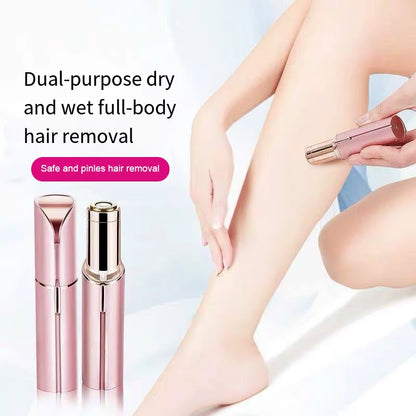 Lipstick-Shaped Electric Hair Remover Eyebrow Shaper Women'S Hair Removal Device Mini Facial Hair Removal Instrument Face Hair
