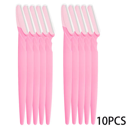 Razor Set Eyebrow Multipurpose Face Razors for Women and Men Dermaplaning Tool Easy to Use Cutter Shaver Blades Makeup Tools