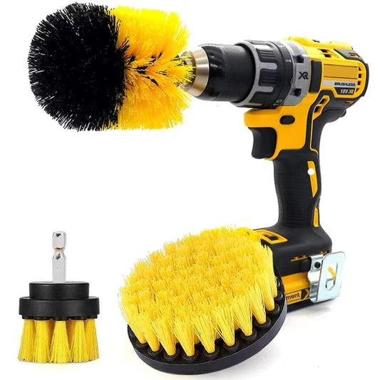 3. Durable multipurpose electric scrubber brush attachments – Faizoq