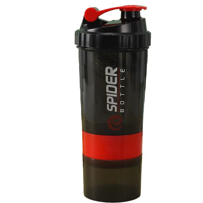 Creative Sports Shaker Cup Fitness Mixing Cup Fashion Trend Large Capacity Water Cup with Mixing Ball Convenient and Practical