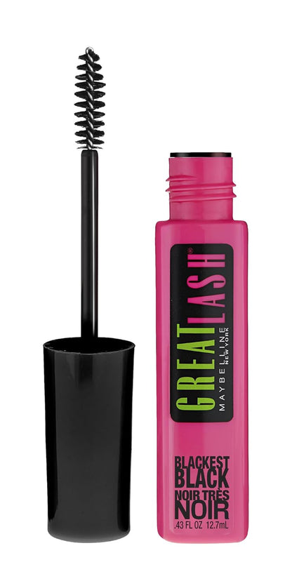 Maybelline Great Lash Clear Mascara, Conditioning Formula for Lashes and Eyebrows for a Natural Eye Makeup Look, 1 Count