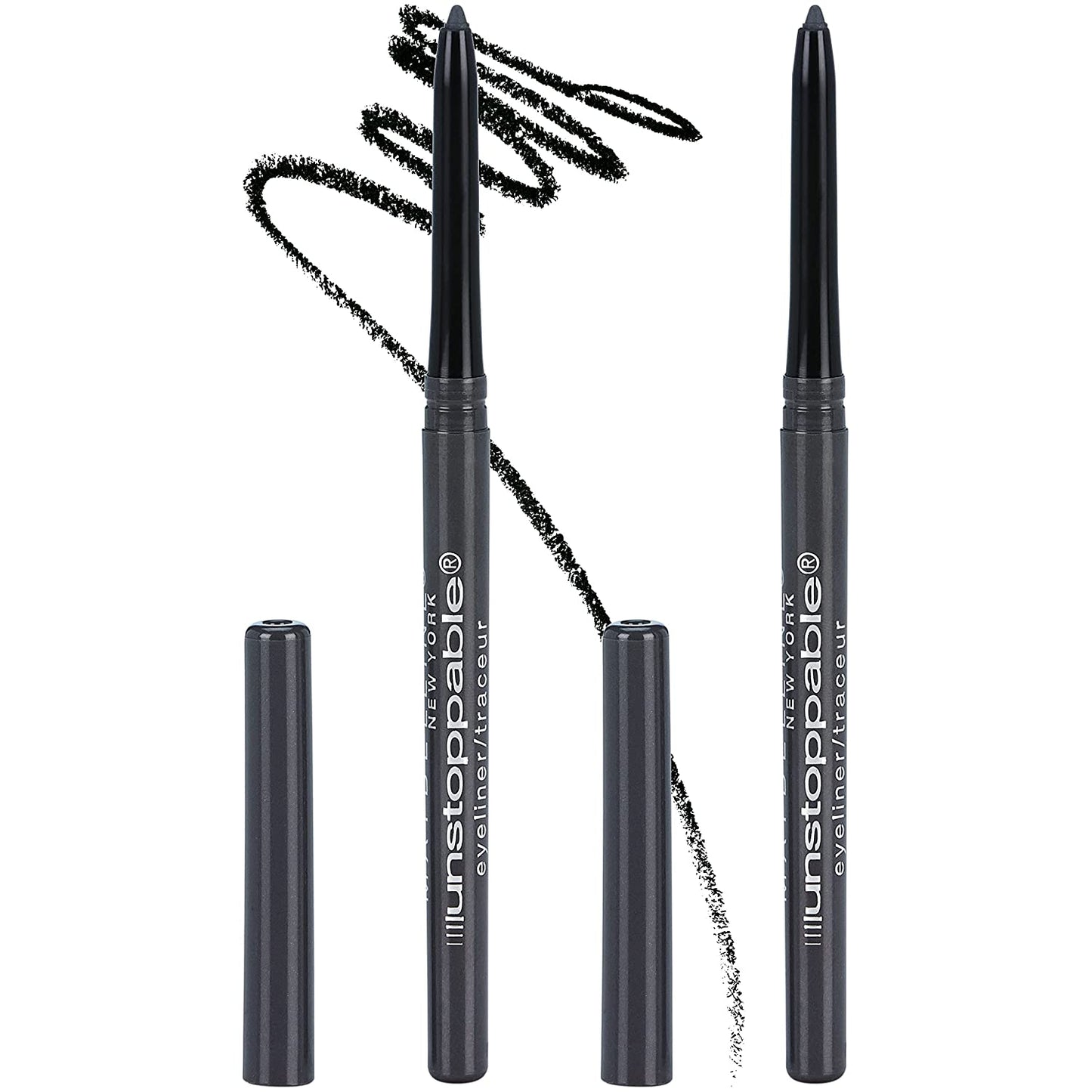 Maybelline Unstoppable Waterproof Mechanical Brown Eyeliner Pencil, Easy to Apply, Smooth Glide, up to 24 Hour Wear, Cinnabar