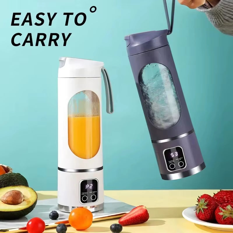 3. USB rechargeable fruit and ice crusher blender for smoothies and shakes – Faizoq