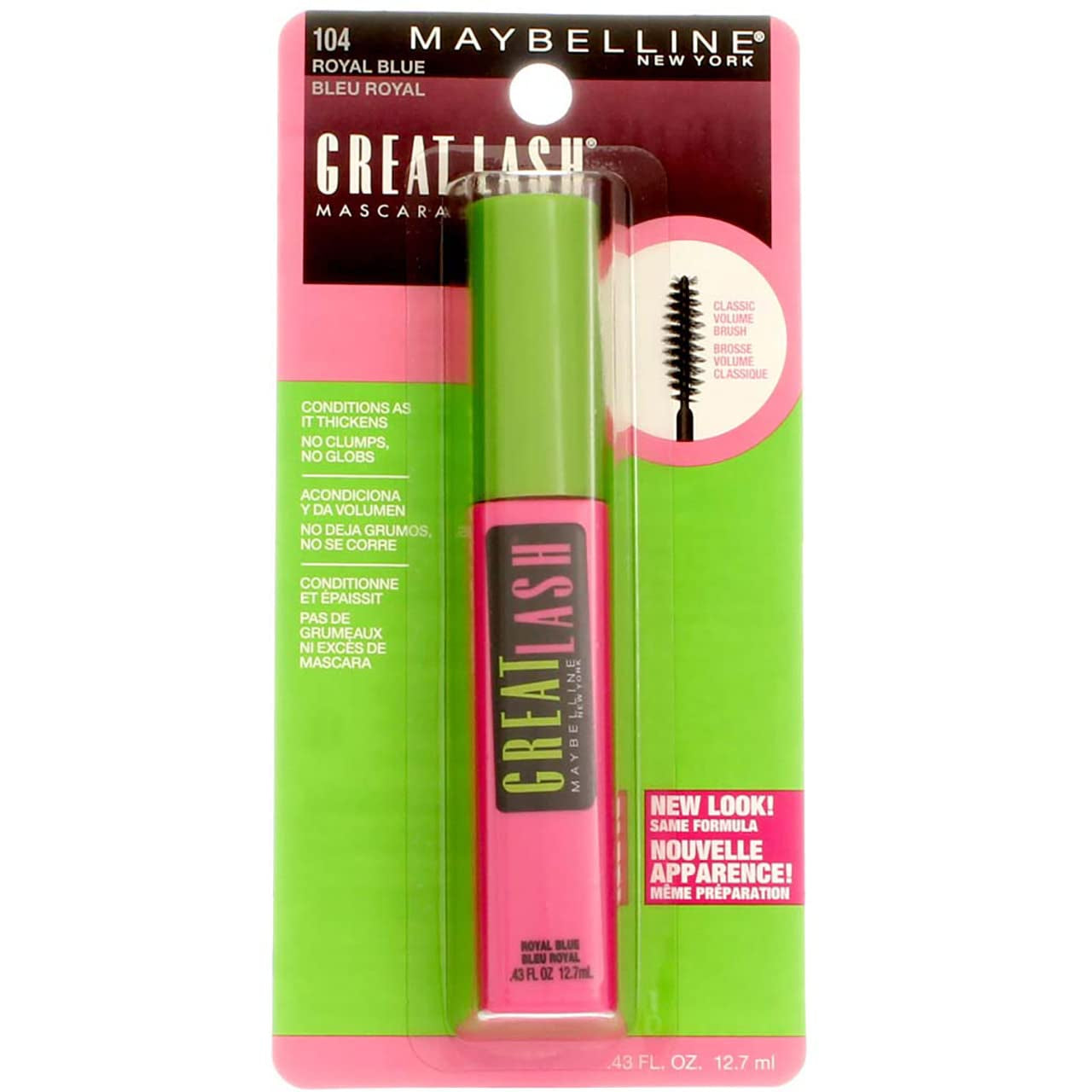 Maybelline Great Lash Clear Mascara, Conditioning Formula for Lashes and Eyebrows for a Natural Eye Makeup Look, 1 Count