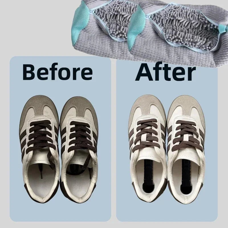 3. Reusable shoe wash protector bags for washing machine use – Faizoq