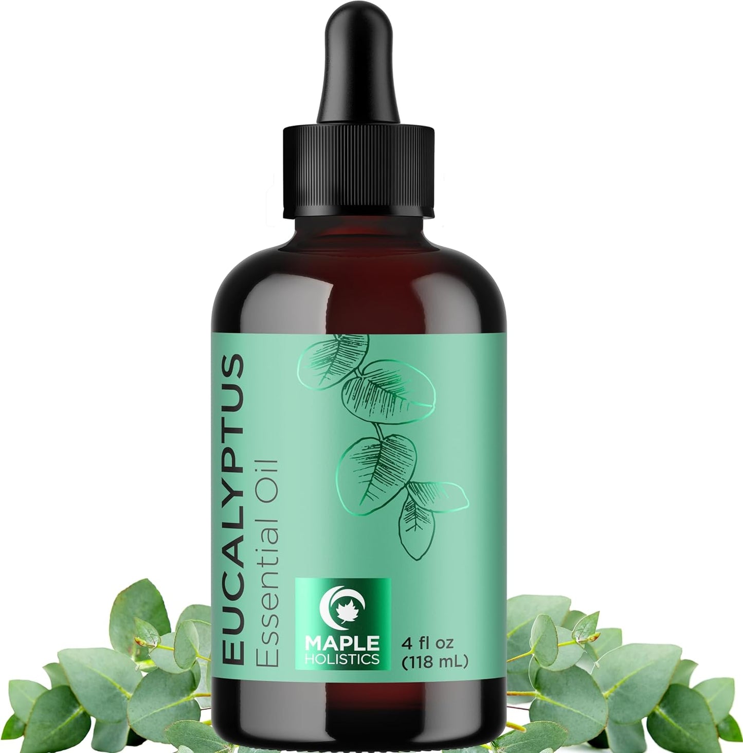 Pure Tea Tree Oil for Hair Skin and Nails - 100% Pure Undiluted Tea Tree Essential Oil with Dropper for Topical Uses Aromatherapy Diffusing and Home and Beauty Diys - Vegan and Cruelty Free (1 Fl Oz)