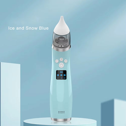 1Pcs Electric Nasal Absorber Silent Baby Obstruction Rhinitis Cleaner Nasal Aspirator 6-Speed Suction for 0-6Years‘Baby