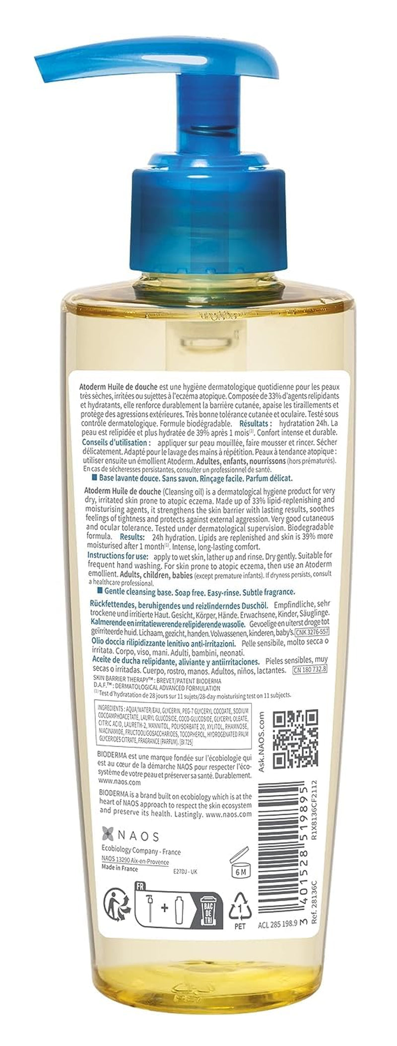 2. Nourishing cleansing oil for face and body dry skin faizoq