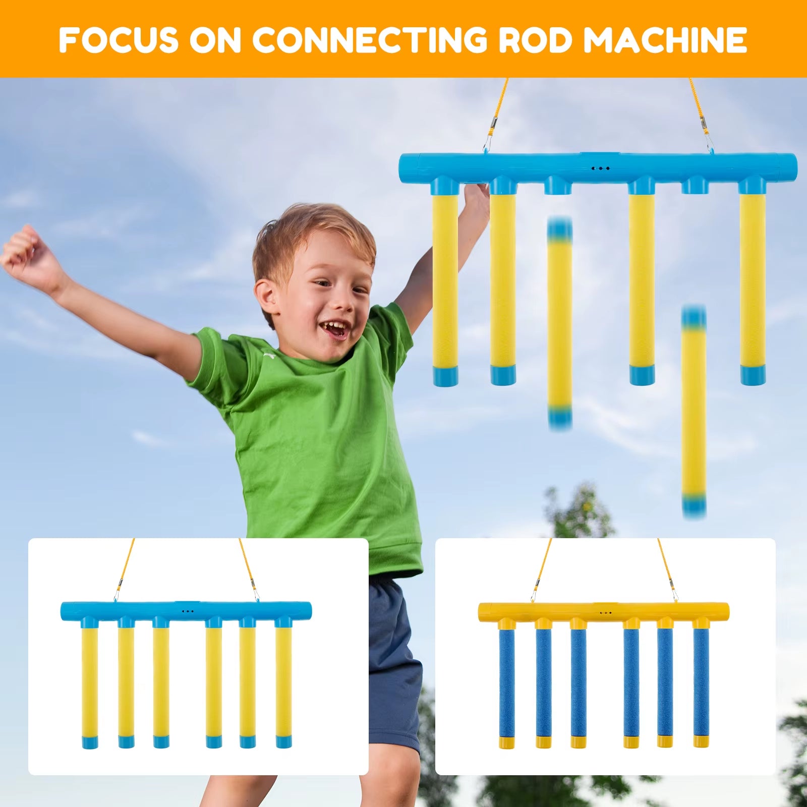 Falling Sticks Reaction Training Game for Kids - Educational Parent-Child Interactive Toy for Hand-Eye Coordination