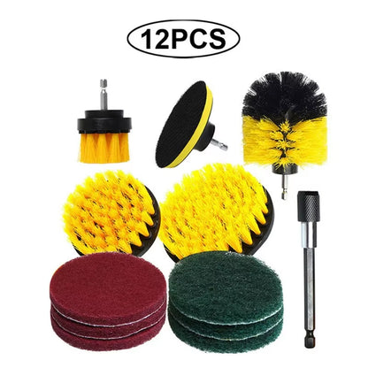 Electric Drill Brush Accessories a Set of Electric Car Wash Brush Car Polisher Kitchen Cleaning Kit Toilet Cleaning Tools