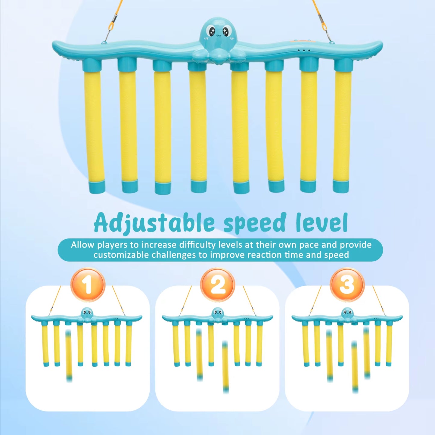 Falling Sticks Reaction Training Game for Kids - Educational Parent-Child Interactive Toy for Hand-Eye Coordination