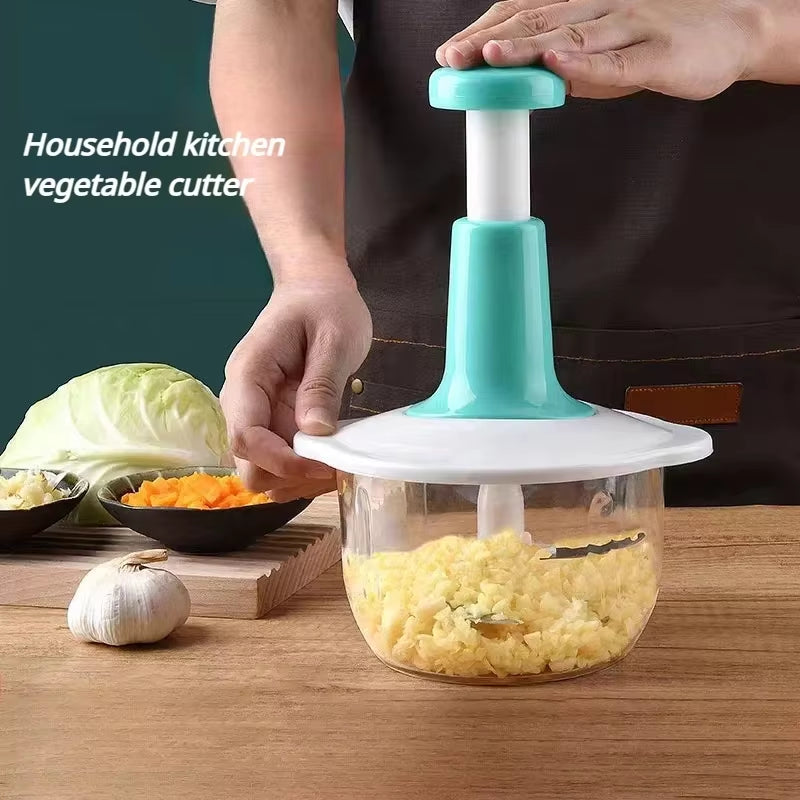 3. Easy to use manual press garlic and food processor – Faizoq