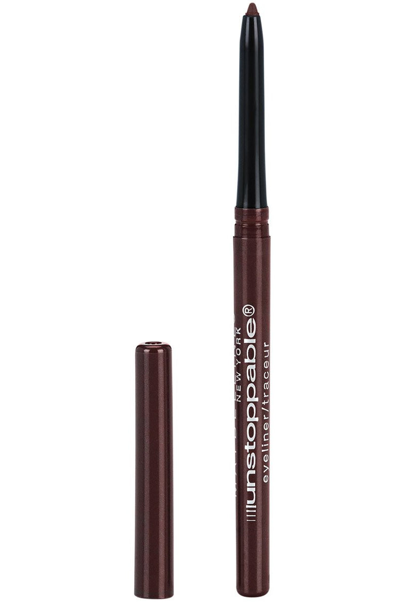 Maybelline Unstoppable Waterproof Mechanical Brown Eyeliner Pencil, Easy to Apply, Smooth Glide, up to 24 Hour Wear, Cinnabar