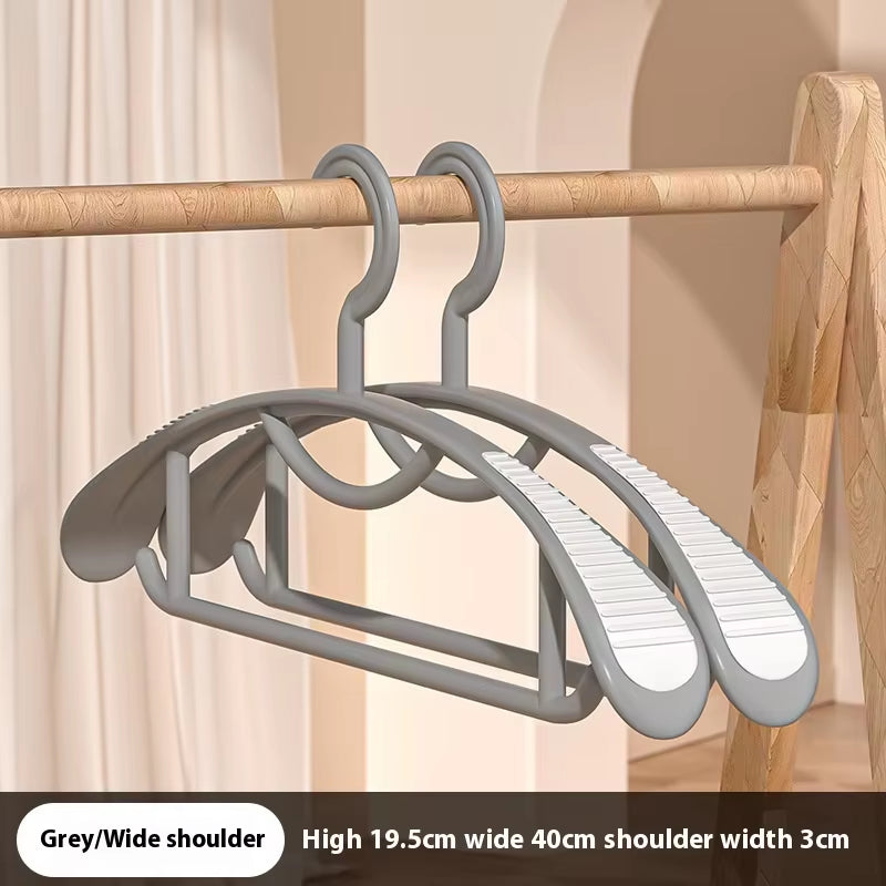 Household Non-Slip Hanger, Thick and Wide Shoulder Plastic Drying Rack, Used to Hang Clothes Wholesalers