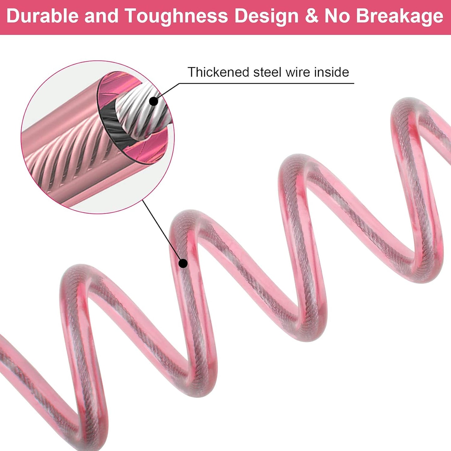 Toddler Leash, Kid Leash anti Lost Wrist Link with Key Lock Upgraded Baby Leash with Safety Wristband Rope for Babies Toddlers Child Kids (4.9Ft/1.5M, Pink)