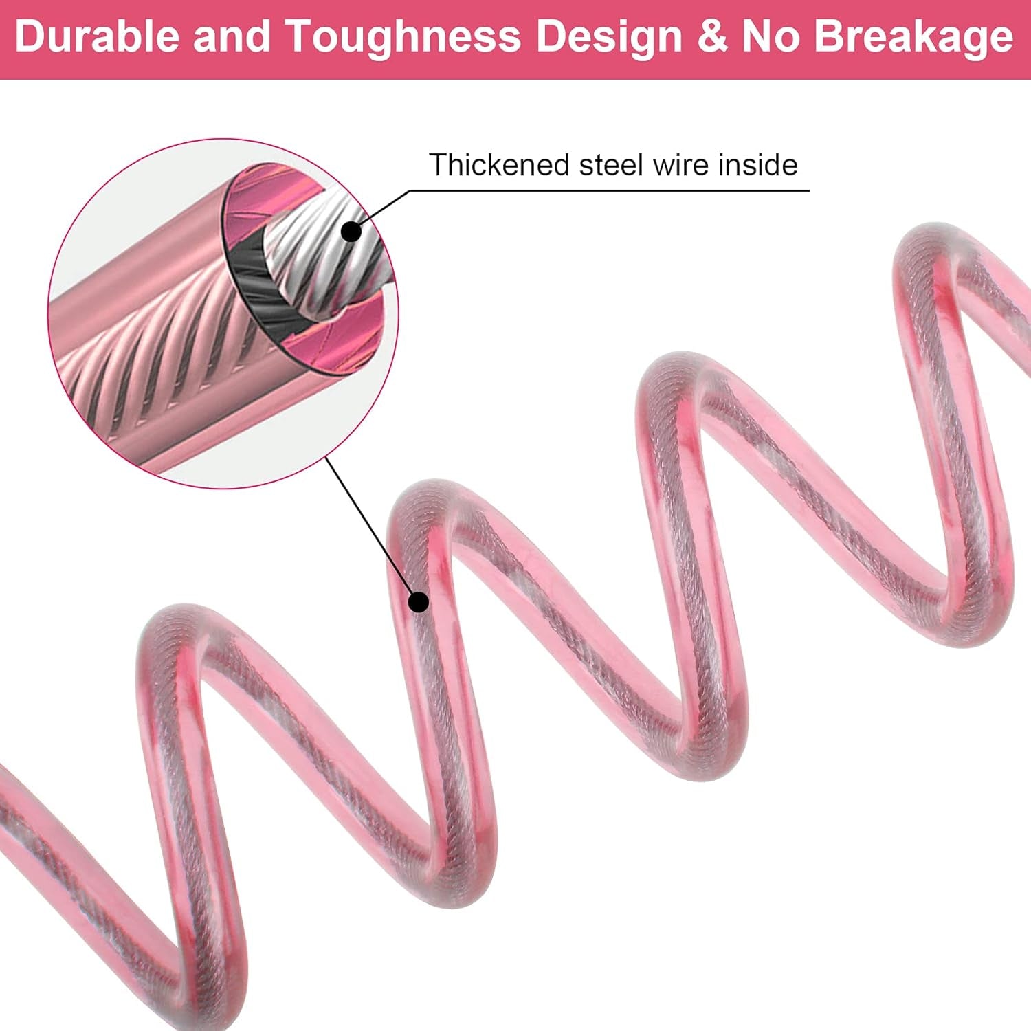 Toddler Leash, Kid Leash anti Lost Wrist Link with Key Lock Upgraded Baby Leash with Safety Wristband Rope for Babies Toddlers Child Kids (4.9Ft/1.5M, Pink)