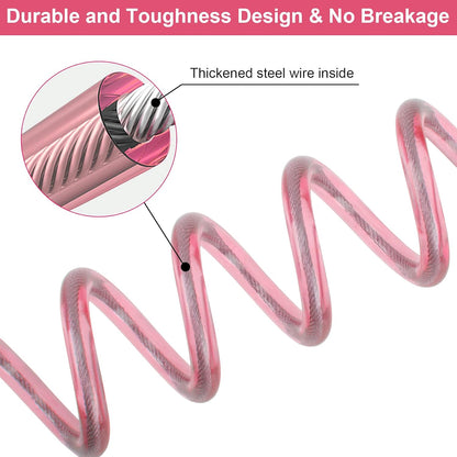 Toddler Leash, Kid Leash anti Lost Wrist Link with Key Lock Upgraded Baby Leash with Safety Wristband Rope for Babies Toddlers Child Kids (4.9Ft/1.5M, Pink)