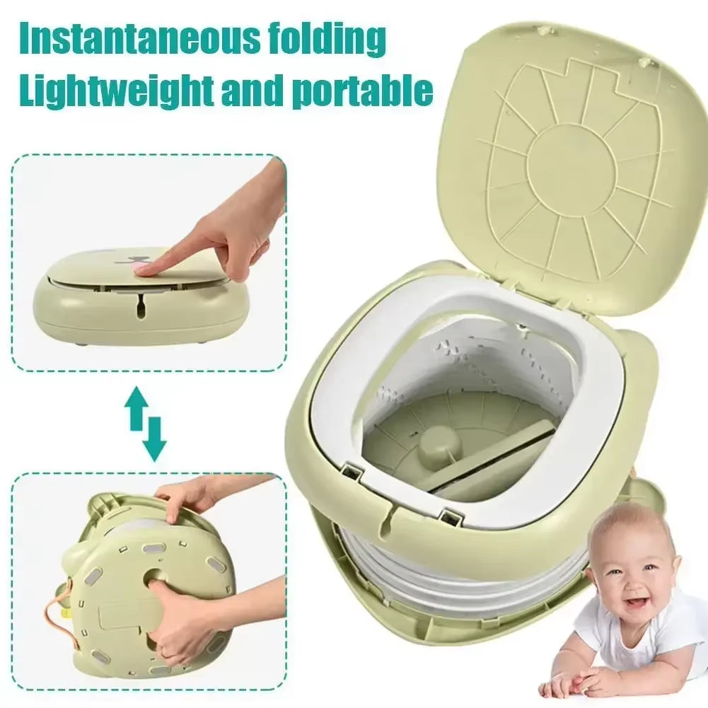Portable Toilet Folding Children Portable Folding Potty for Car Camping Indoor Outdoor Bathroom for Baby Kids Children