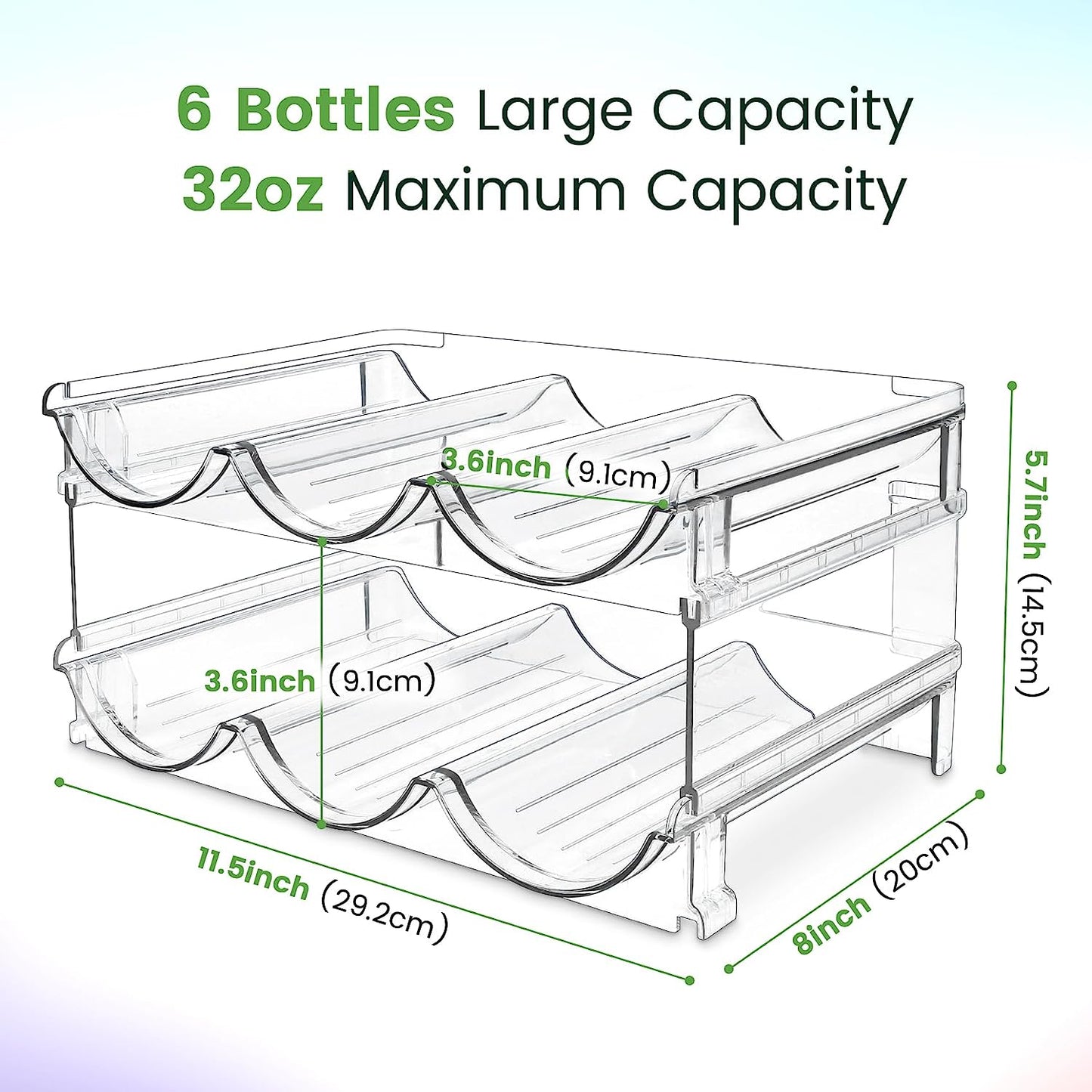 Space saving bottle organizer rack set for home kitchen | Faizoq