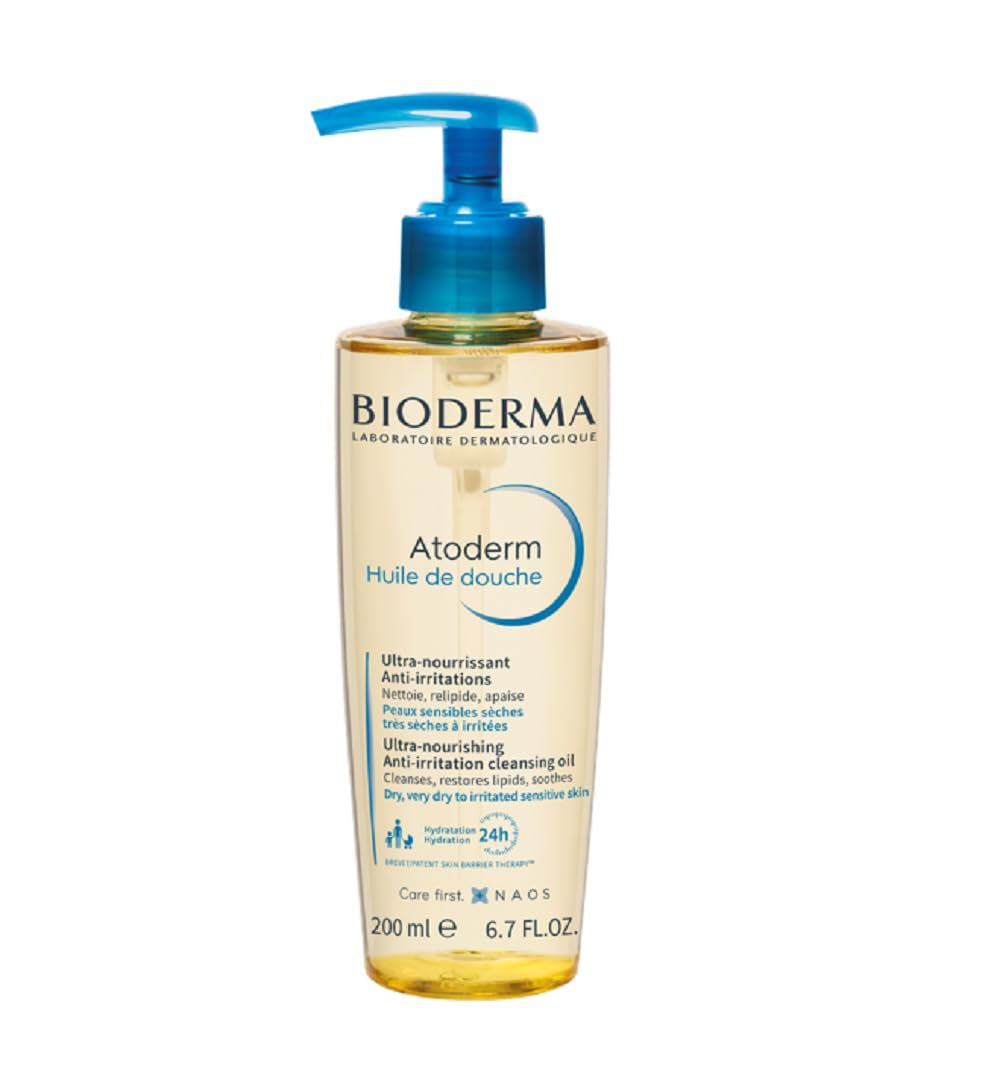 1. Bioderma Atoderm shower oil for dry sensitive skin cleansing faizoq