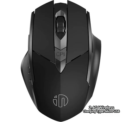 1. Bluetooth and 2.4G rechargeable universal wireless mouse – Faizoq
