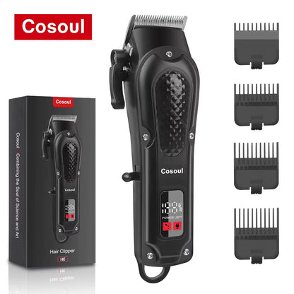1. Compact hair clipper and electric beard trimmer with LED display – Faizoq
