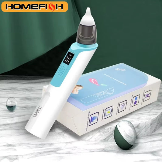 1. Electric nasal aspirator silent baby congestion suction cleaner – Faizoq 
