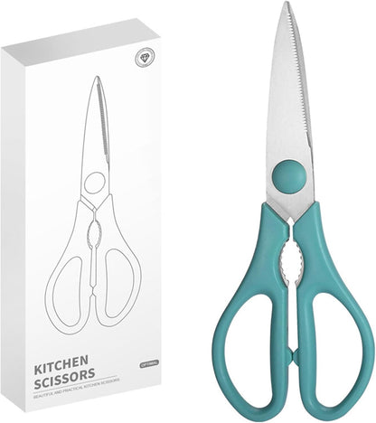 Heavy duty kitchen shears stainless steel cooking scissors – Faizoq