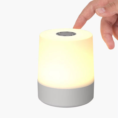 1. LED touch night light USB rechargeable with remote and dimmable colors – Faizoq 