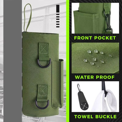 Magnetic Water Bottle Carrier Sling Bag for Gym Accessories - Non-Slip Portable Design