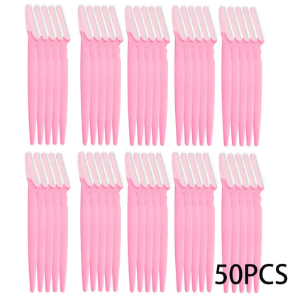 Razor Set Eyebrow Multipurpose Face Razors for Women and Men Dermaplaning Tool Easy to Use Cutter Shaver Blades Makeup Tools