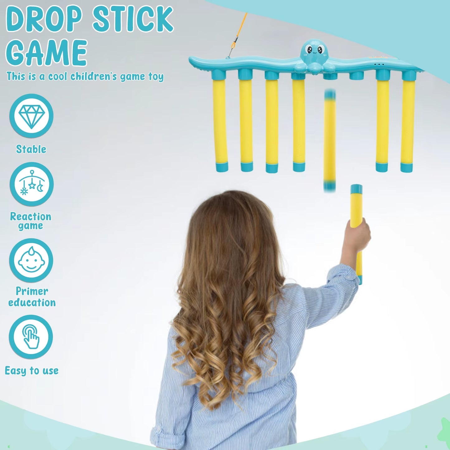 3. Durable falling sticks playset for kids’ learning fun – Faizoq