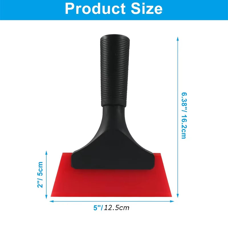 Auto Glass Cleaning Silicone Squeegee Rubber Window Tint Squeegee Mini Wiper for Car Windshield Mirror Shower Windshield Scraper