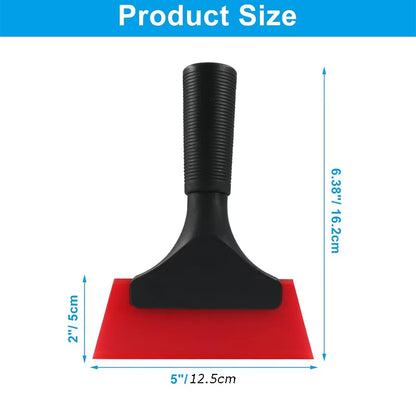 Auto Glass Cleaning Silicone Squeegee Rubber Window Tint Squeegee Mini Wiper for Car Windshield Mirror Shower Windshield Scraper