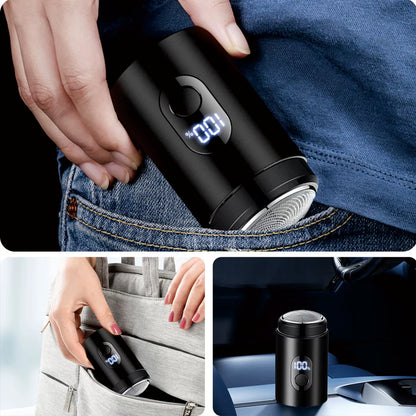 3. Compact travel and office rechargeable shaver for men – Faizoq