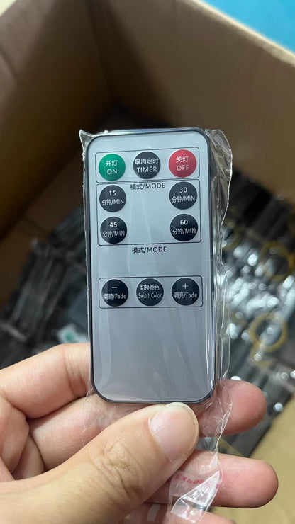 LED Touch Night Light USB Rechargeable Table Lamp with Remote Control Switch 3 Colors Dimmable Bedside Night Lamp Bedroom Decor