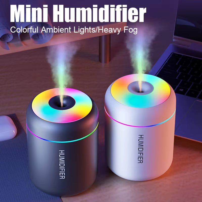 Compact essential oil diffuser humidifier for home faizoq