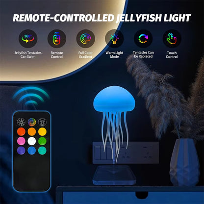 3. Cute ambient lighting jellyfish LED lamp – Faizoq