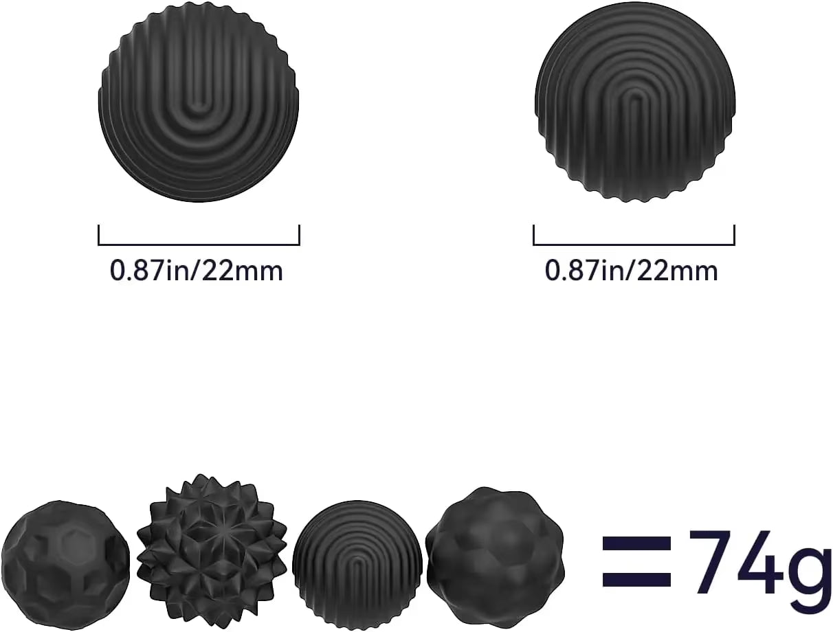 Silicone Magnetic Sensory Balls Fidget Toy Worry Balls Autism Calming Fidgeting Toy Kid Adults Anxiety Relief Stress Sensory Toy