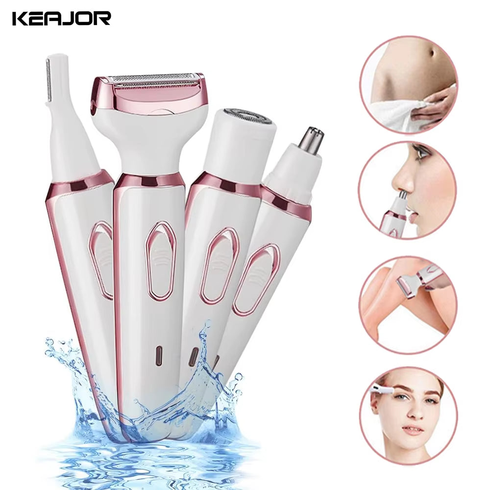 2. Painless epilator for body face legs and bikini grooming – Faizoq