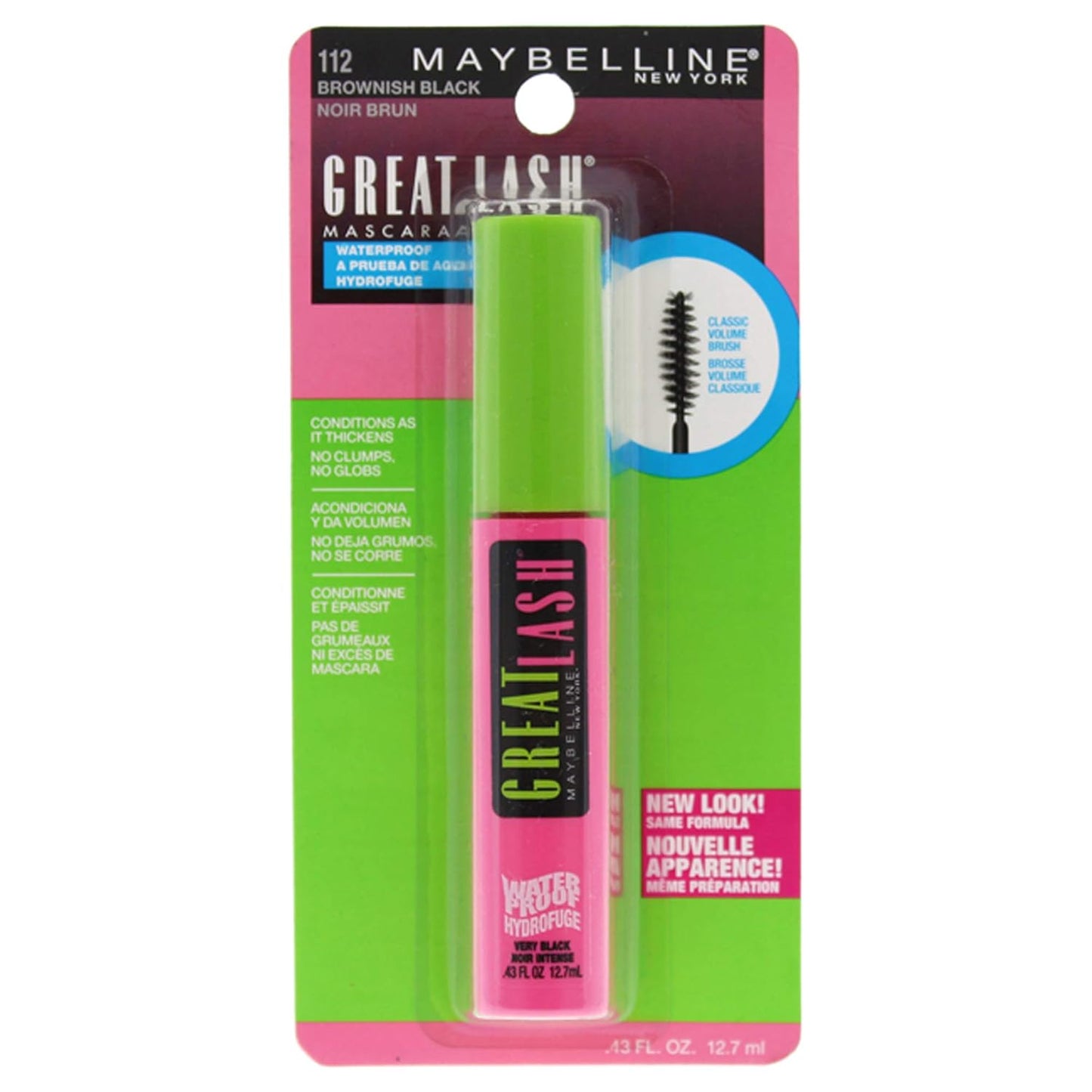 Maybelline Great Lash Clear Mascara, Conditioning Formula for Lashes and Eyebrows for a Natural Eye Makeup Look, 1 Count