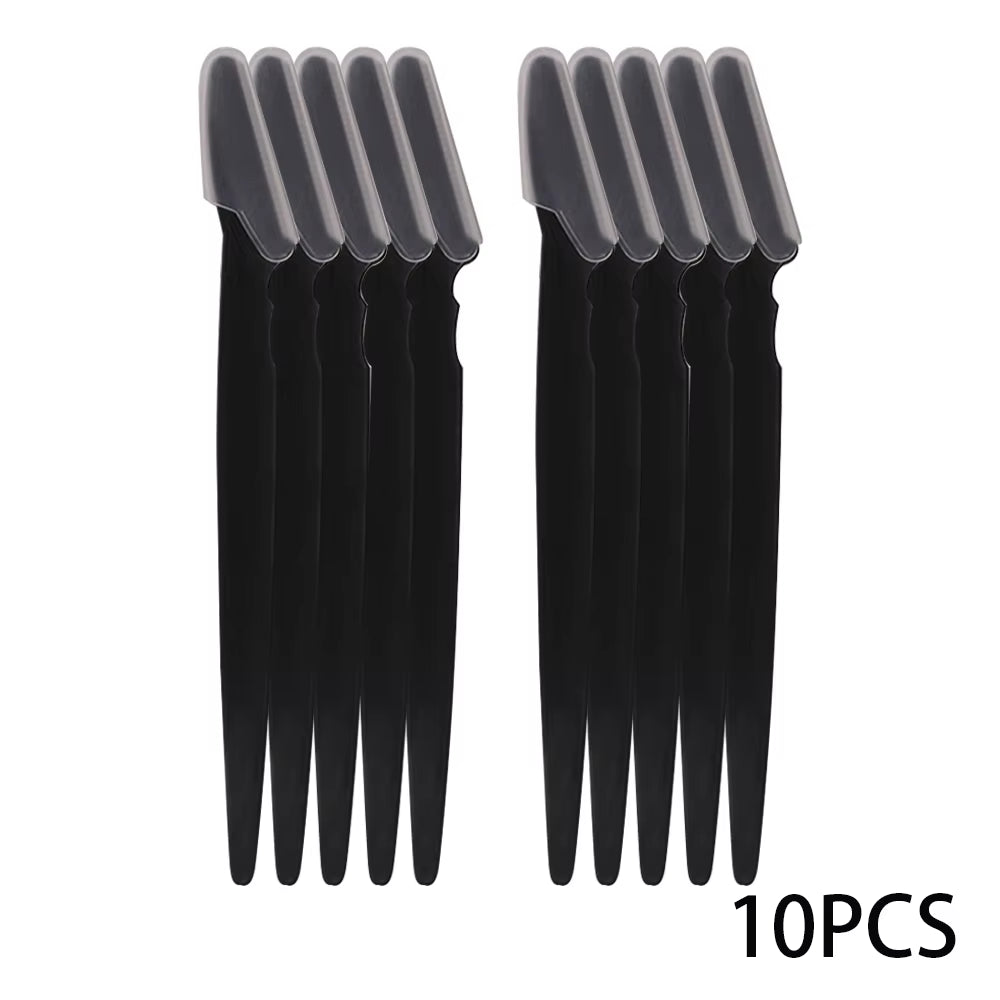 Razor Set Eyebrow Multipurpose Face Razors for Women and Men Dermaplaning Tool Easy to Use Cutter Shaver Blades Makeup Tools